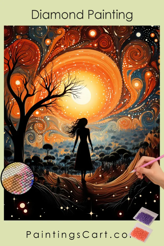 Femme Abstraite dans les Montagnes 1 Femme Abstraite sur les Montagnes