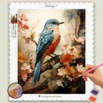 Farverig Spurv i Junglen