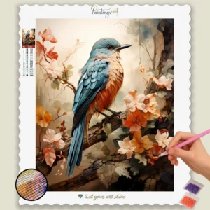 Farverig Spurv i Junglen