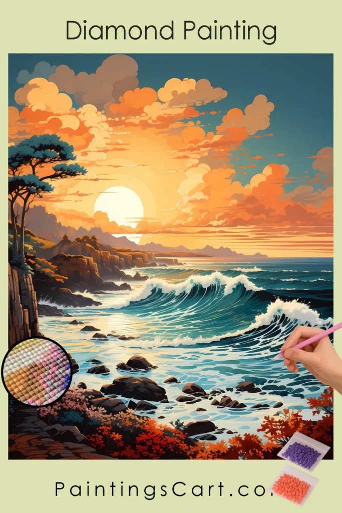 Zonsondergang op Australisch Strand