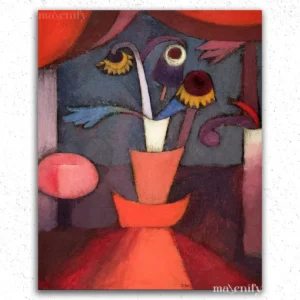 Diamantbilder und Malen nach Zahlen 12 Herbstblume (1922) von Paul Klee