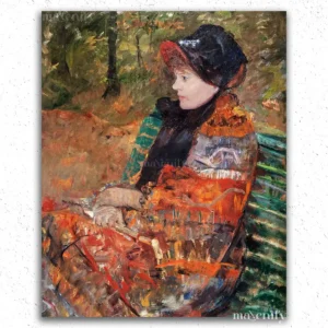 Otoño, retrato de Lydia Cassatt (1880) por Mary Cassatt