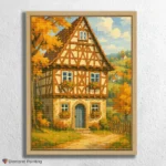 Herbstdorf_mit_Fachwerkhaeusern