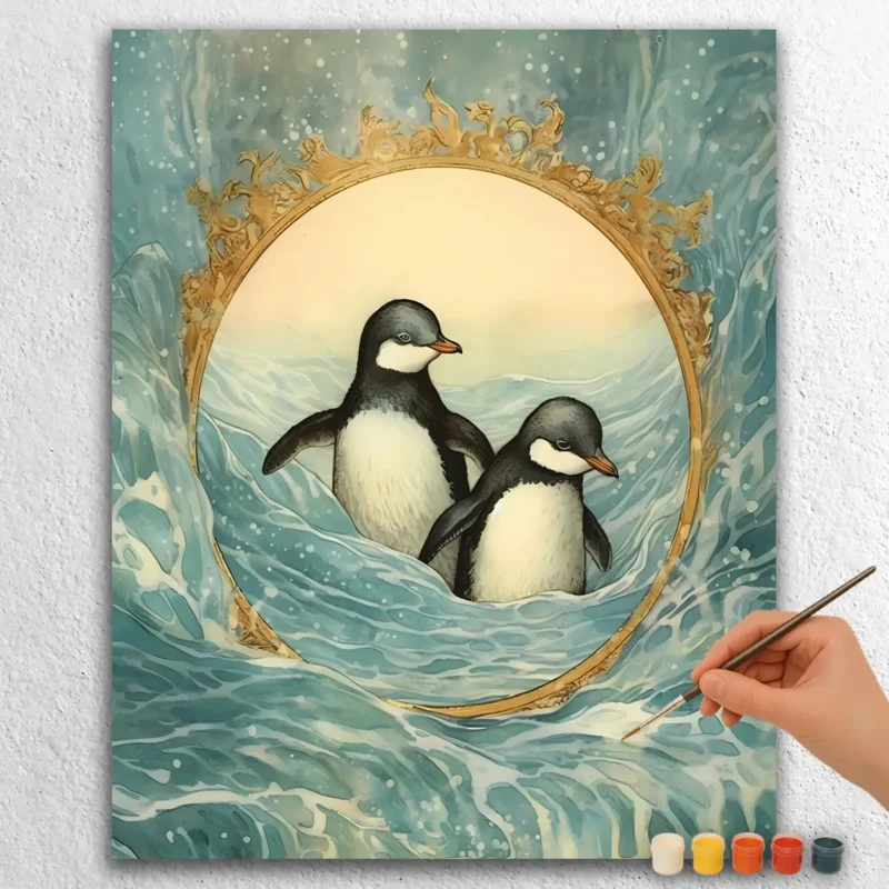 Deux Bébés Manchots