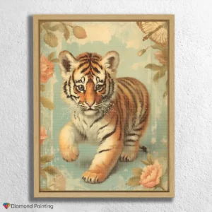 Baby Animals 4238 float diamond painting paintingscart DIY paintings - Paint by numbers - Diamond Painting