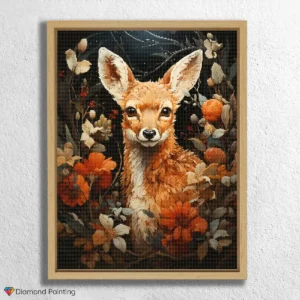 Süßes Rehkitz & Blumen