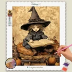 Baby Witch With Black Hat