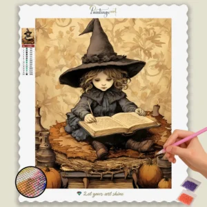 Baby Witch With Black Hat