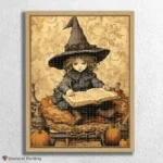 Baby Witch With Black Hat