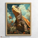 Sköldpadda på stranden