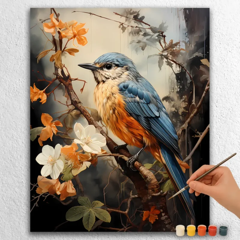 Bird-Watching-12468 Uccello su un Ramo