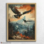 Eagle over the Mountains