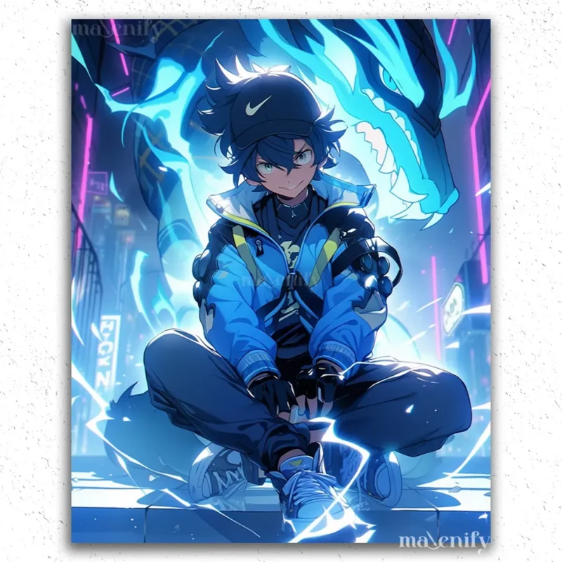 Blue-Exorcist-diamond-painting-Paint-by-numbers-4 Flares - Blue Exorcist