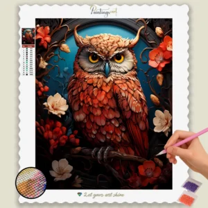 Diamond Paintings och Paint by Numbers 22 Fantastisk Uggla