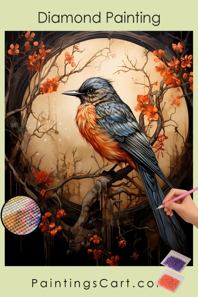 Spurv Brændt Orange