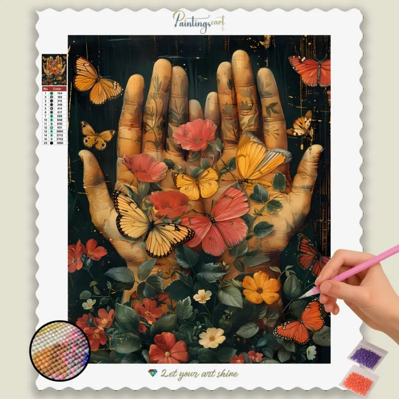 Butterfly_Gardens_10548_base-diamond-painting-paintingscart Vlindertuinen