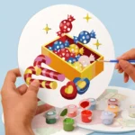 Snögubben Julduk - Måla efter Nummer