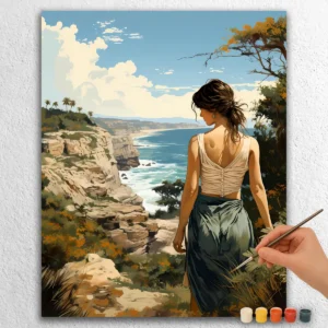 Flicka i Kalifornien