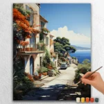 Beachside Road in Californië