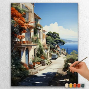 Beachside Road in Californië