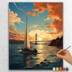 Båt i Kaliforniska havet