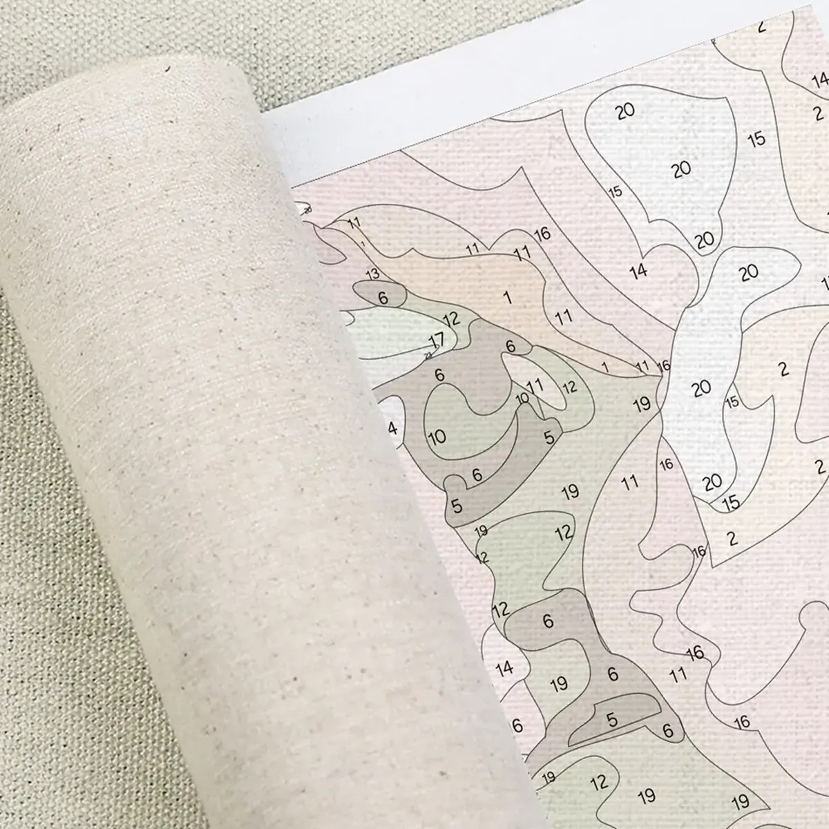 The Waves 3 Paint by numbers canvas quality