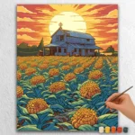 Schönes Haus auf dem Bauernhof