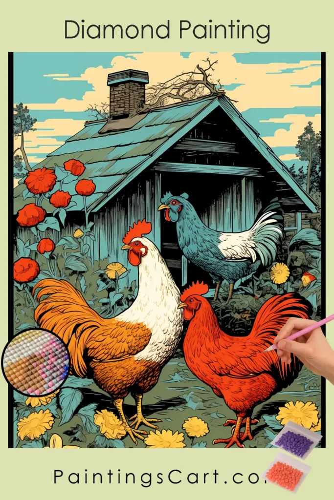 Haan en Hen (Cartoonstijl) 1 Haan en Hen, Cartoonstijl