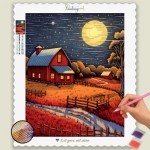 Diamond Paintings and Paint by Numbers 20 Maison dans les Beaux Champs