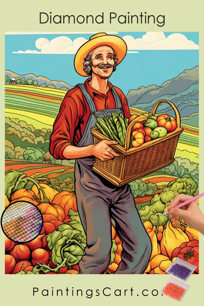 Boer in het veld 1 Boer in het veld