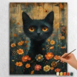 Chat Noir et Fleurs