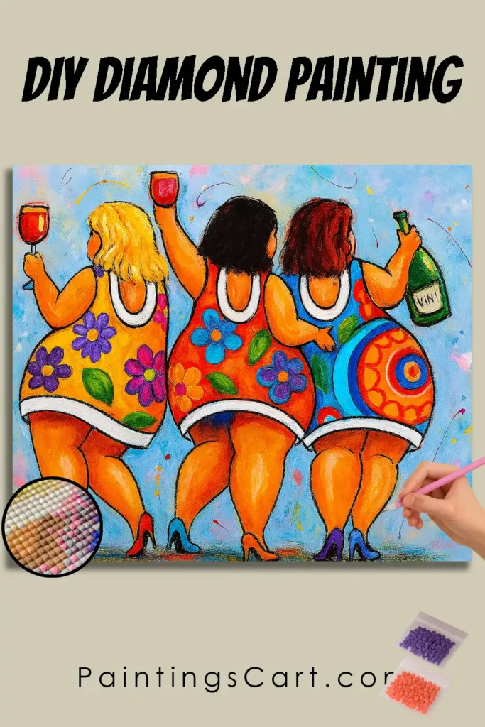 Celebration in Vibrant Colors pin diamond painting paintingscart 683x1024 1 DIY schilderijen - Schilder op nummer - Diamond Painting