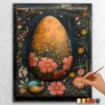 Huevo de Pascua de pizarra