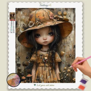 Söt Chibi med en Hatt