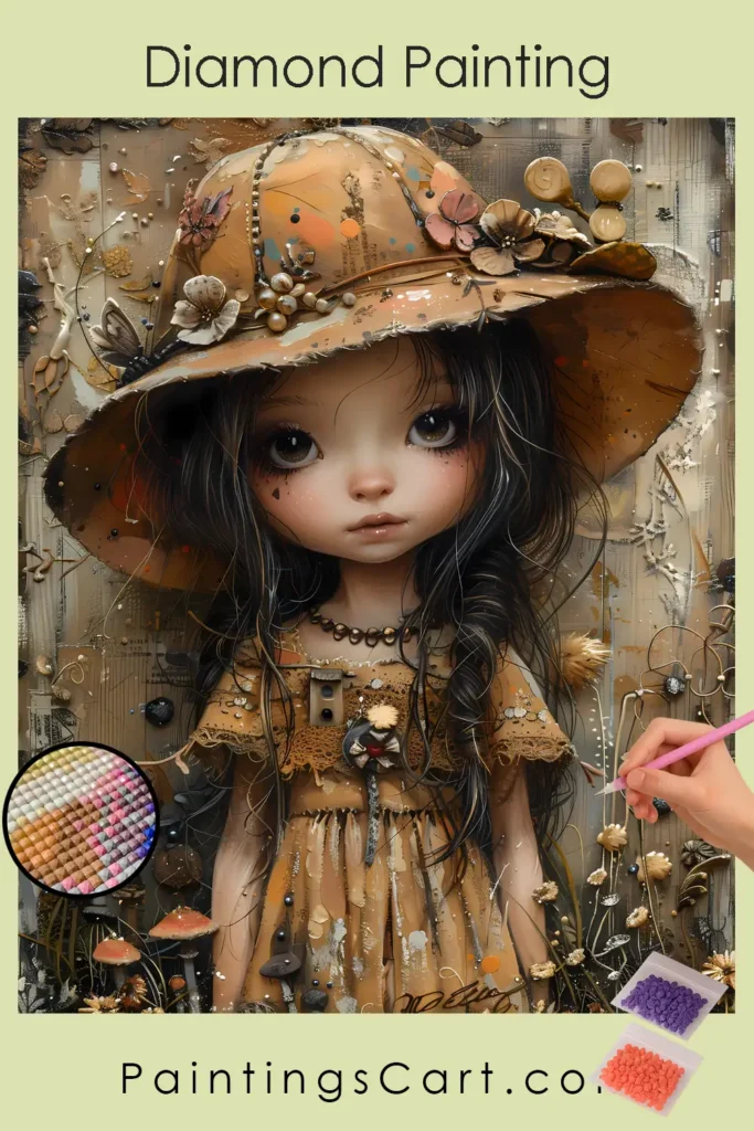 Niedliches Chibi mit Hut