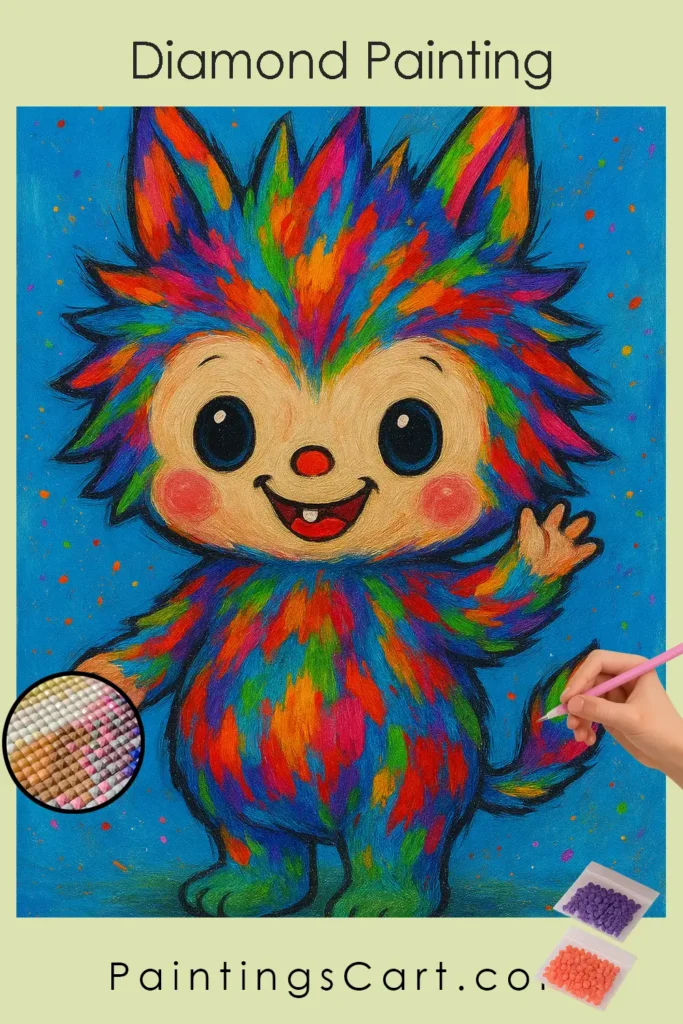 Colorful_Cartoon_Labubu doll