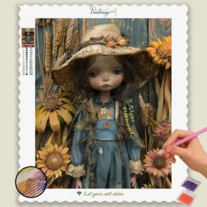 Chibi in Maïsvelden