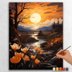 Best Paint by Numbers Kits for Adults and Kids 25 Crocus in the crisp