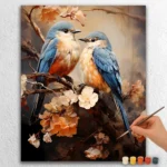 Adorabile Coppia di Passeri dei Boschi