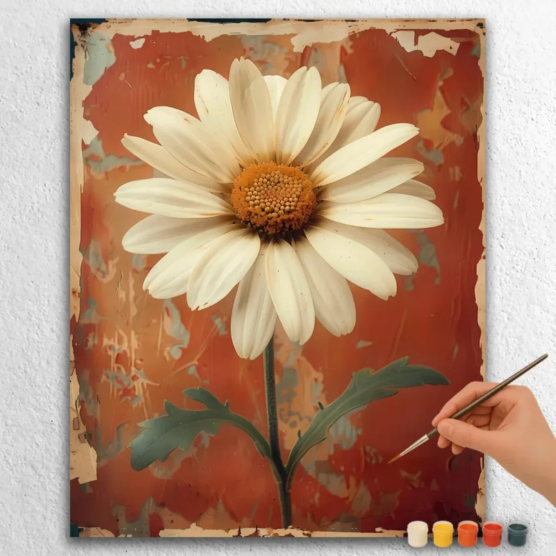 Daisies-Flowers-61115 Prästkrage Blomma Vit