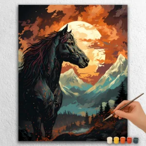 Paint by Numbers Horse
