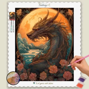 Dunkle Fantasie Drache