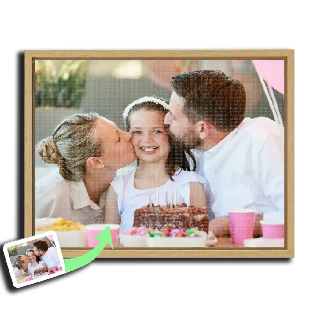 Diamond Painting Customized with own photo 1 DIY paintings - Paint by numbers - Diamond Painting