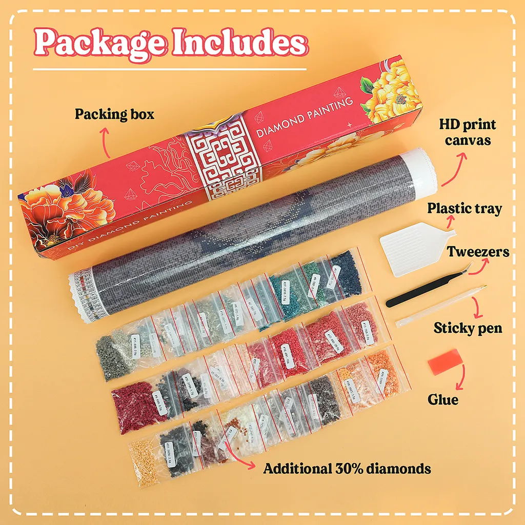 Diamond Painting Includes