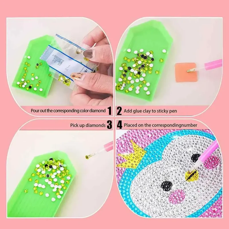 Diamond Painting Steps Kids