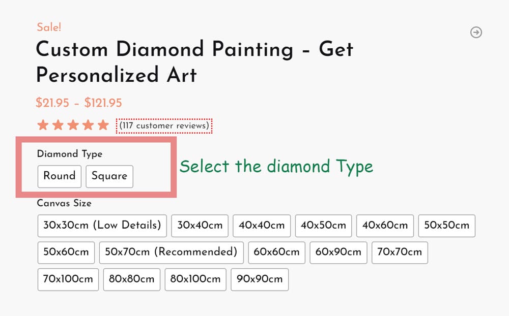 How do you create a custom diamond painting? — Step-by-Step Guide 3 Diamond Type selection DIY paintings - Paint by numbers - Diamond Painting