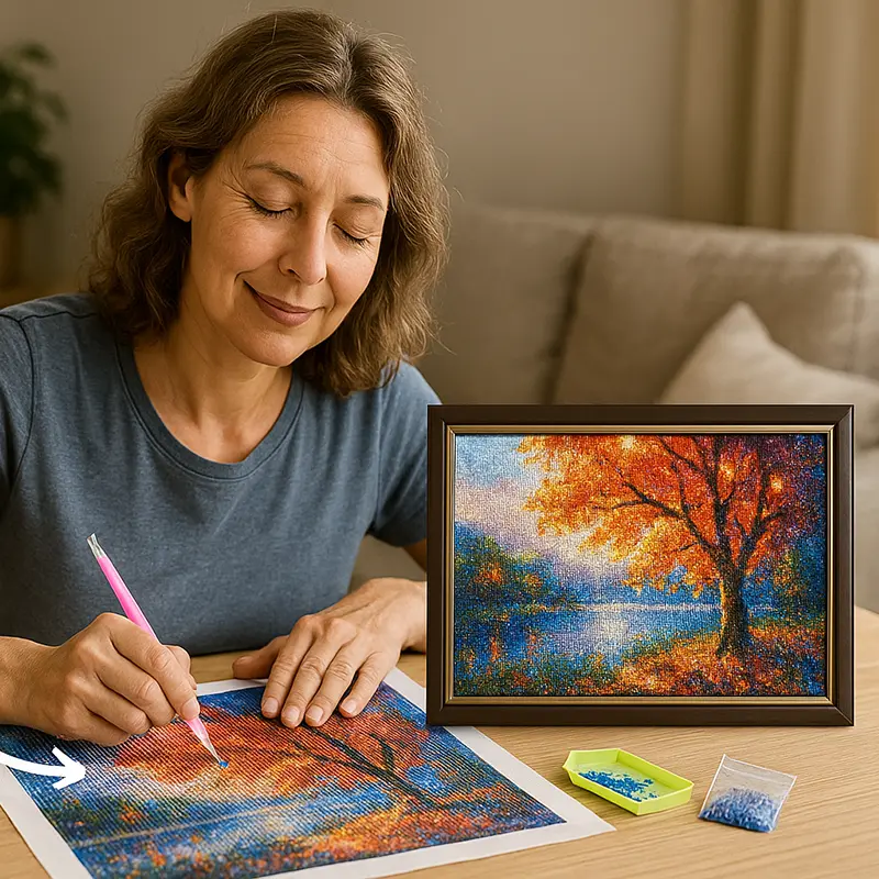 Diamond painting Banners 1 DIY paintings - Paint by numbers - Diamond Painting