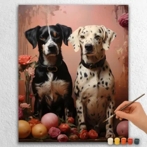 Paint by Numbers Dog