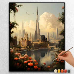 Best Paint by Numbers Kits for Adults and Kids 19 Burj Khalifa