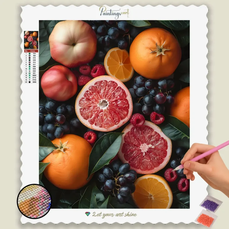 Oranges and Black Berries